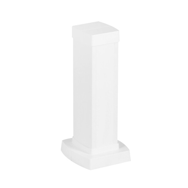 Colonnette 1 compartiment Legrand hauteur 0,30m avec corps alu et couvercle pvc blanc - Legrand - 653000
