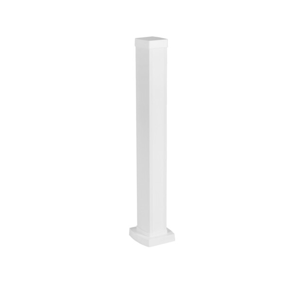 Colonnette 1 compartiment Legrand hauteur 0,68m avec corps alu et couvercle pvc blanc - Legrand - 653003