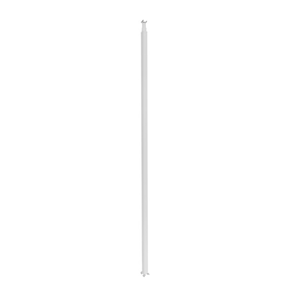 Colonne 1 compartiment Legrand à clippage direct hauteur 3,92m couvercle PVC et corps en alu - blanc - Legrand - 653013