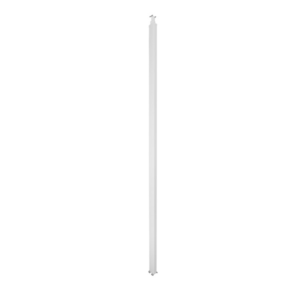 Colonne 2 compartiments Legrand à clippage direct hauteur 2,67m couvercle PVC et corps en alu blanc - Legrand - 653030