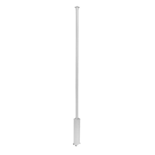 Colonne 4 compartiments Legrand à clippage direct hauteur 3,35m couvercle PVC et corps en alu blanc - Legrand - 653050