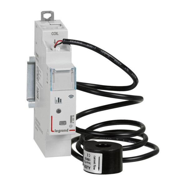 Compteur d'énergie connecté Drivia With Netatmo, monophasé, 1 tore, 80A, bornes à vis - Legrand - 412015