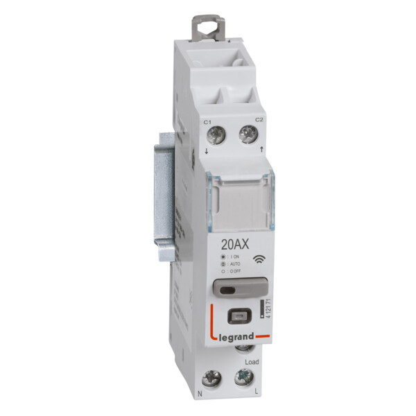 Contacteur Connecté Drivia Multifonction 1P 20AX 230V~, Silencieux, 1 Module - Netatmo - Legrand - 412171