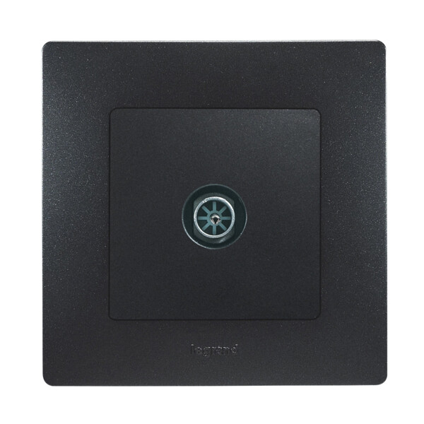 Prise télévision fonte Legrand Niloé simple mâle étoile blindée - Legrand - 096648