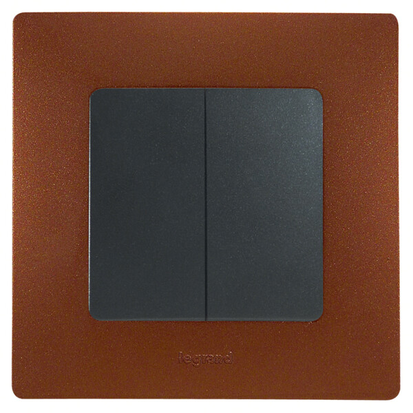 Plaque Cacao Legrand Niloé 1 poste - Legrand - 096708