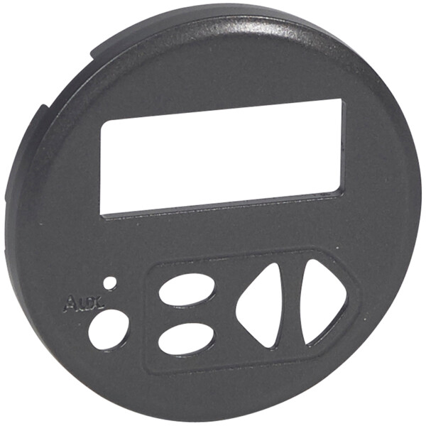 Enjoliveur graphite Legrand Céliane pour diffusion sonore commande locale avec afficheur - Legrand - 067873
