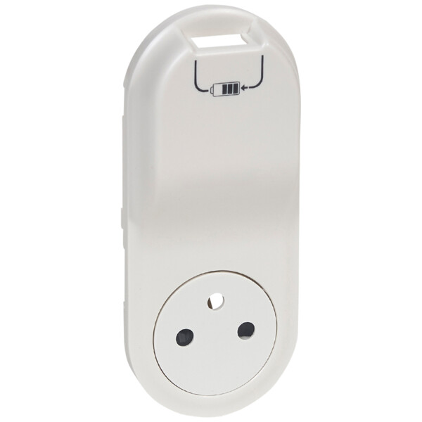 Enjoliveur blanc Legrand Céliane pour prise 2P+T surface et chargeur USB - Legrand - 068116