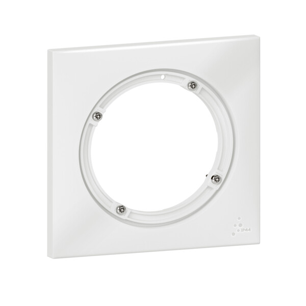 Plaque Legrand Dooxie carrée 1 poste IP44 finition blanc - Legrand - 600943