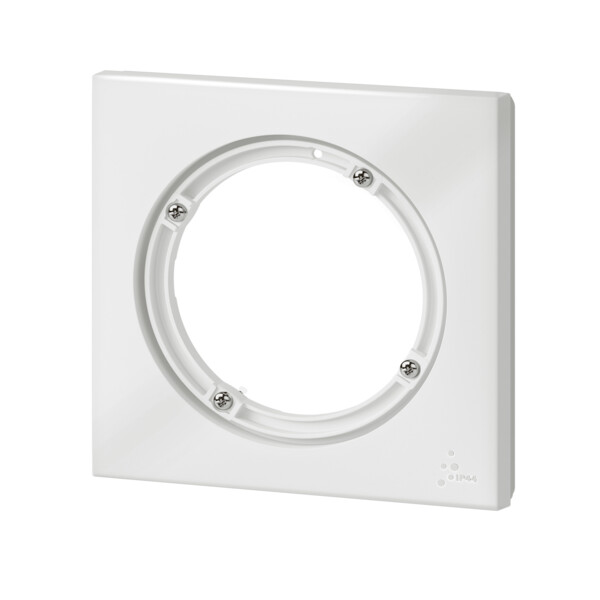 Plaque Legrand Dooxie carrée 1 poste IP44 finition blanc - Legrand - 600943