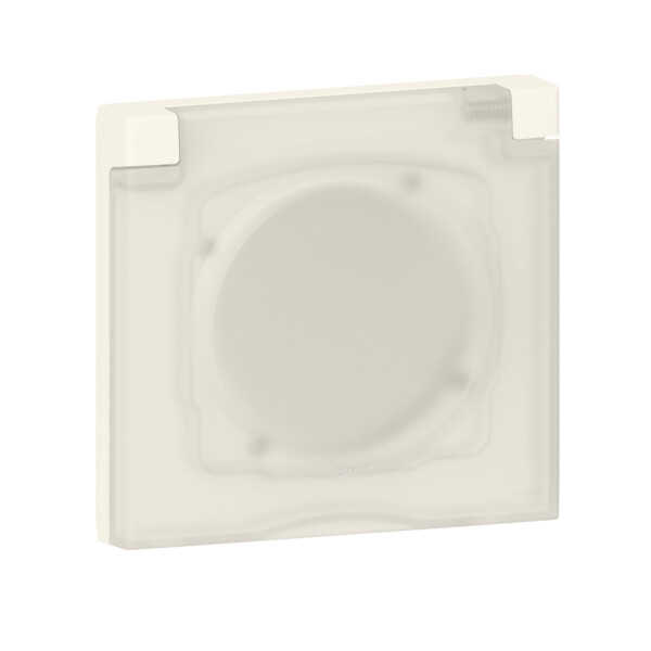 Plaque Legrand Dooxie carrée 1 poste avec volet IP44 IK07 - Legrand - 600944