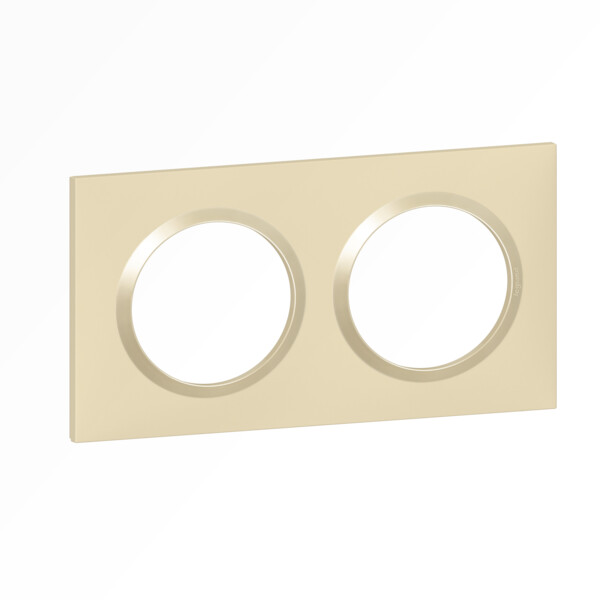 Plaque carrée dune Legrand Dooxie 2 postes - Legrand - 600812