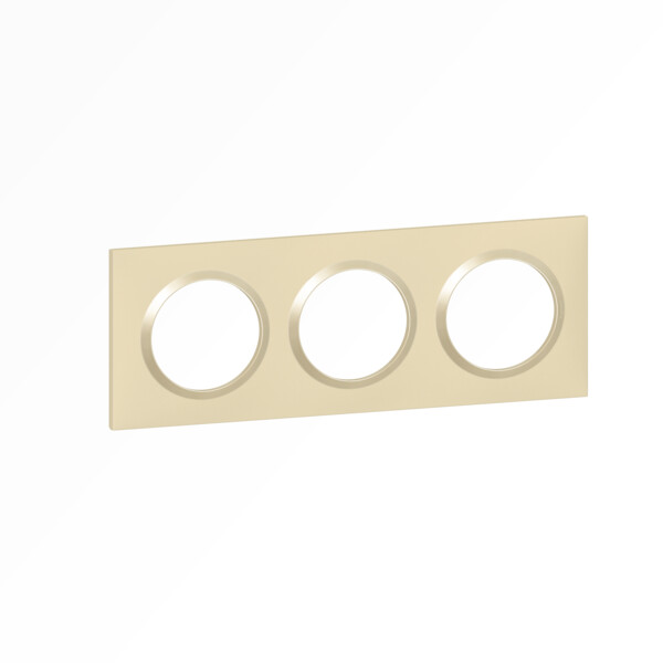 Plaque carrée dune Legrand Dooxie 3 postes - Legrand - 600813