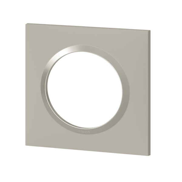 Plaque carrée plume Legrand Dooxie 1 poste - Legrand - 600821