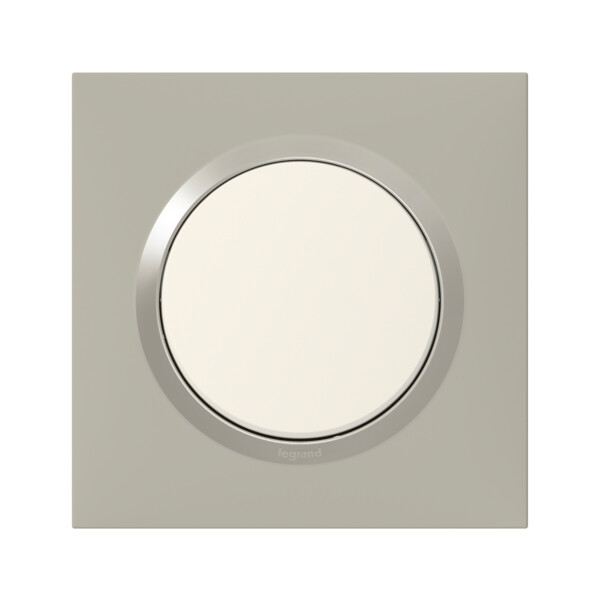 Plaque carrée plume Legrand Dooxie 1 poste - Legrand - 600821