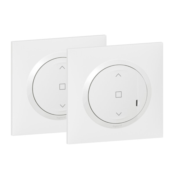 Prêt-à-poser Dooxie volet roulant 1 cde sans fil + inter blanc Netatmo - Legrand - 600696