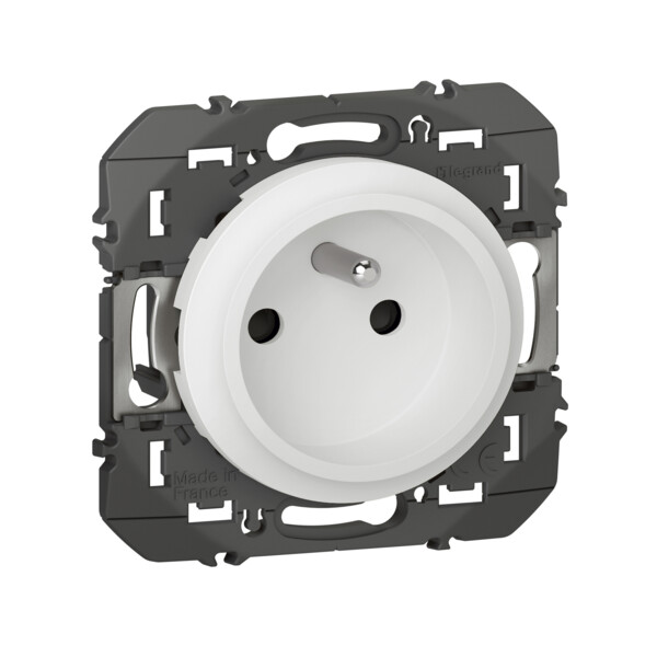 Prise de courant 2P+T blanc Legrand Dooxie easyréno faible profondeur 16A - Legrand - 600328