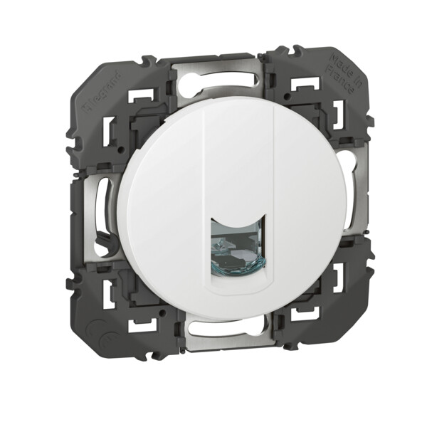Prise RJ45 blanc Legrand Dooxie cat6 FTP blindée - Legrand - 600376