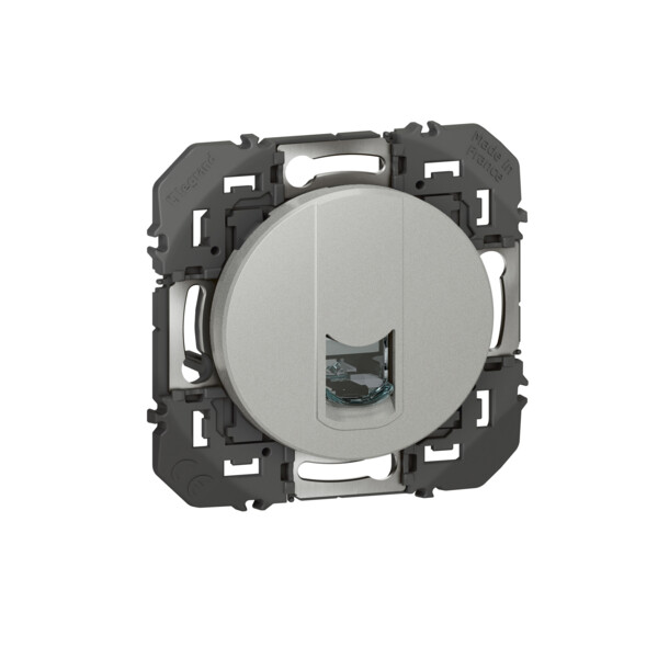 Prise RJ45 aluminium Legrand Dooxie cat6 STP blindée - Legrand - 600475