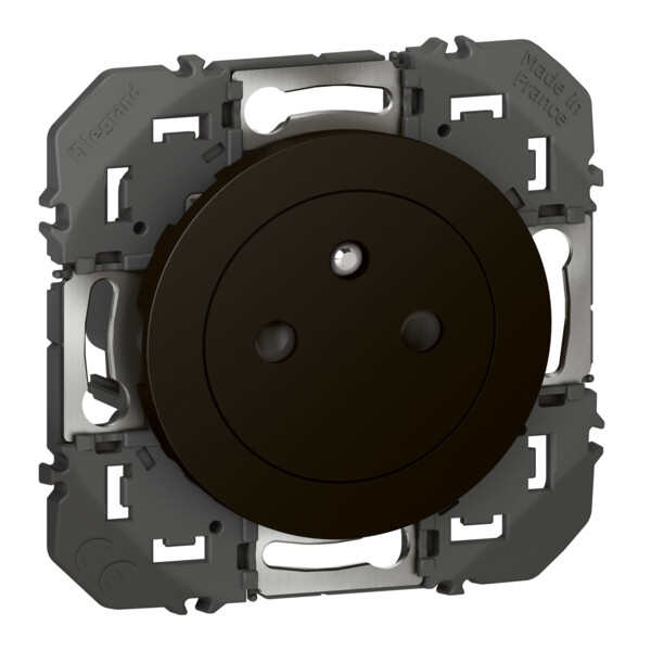 Prise de courant 2P+T noir mat Legrand Dooxie surface 16A - Legrand - 600535
