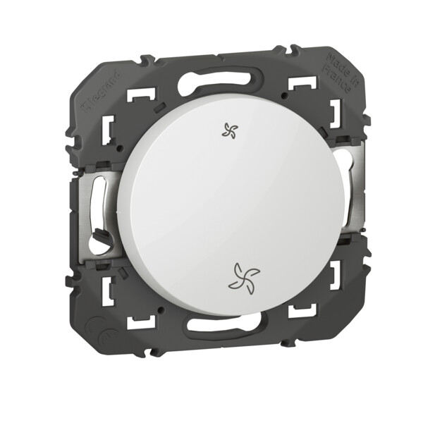 Interrupteur VMC blanc Legrand Dooxie 2 positions - Legrand - 600007