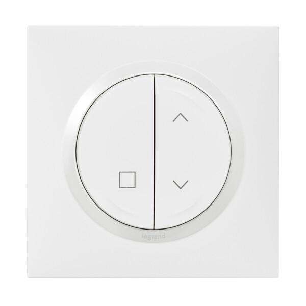 Commande sans fil et pile pour volet roulant Dooxie With Netatmo - Blanc - Legrand - 600087L