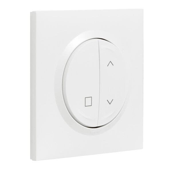 Commande sans fil et pile pour volet roulant Dooxie With Netatmo - Blanc - Legrand - 600087L