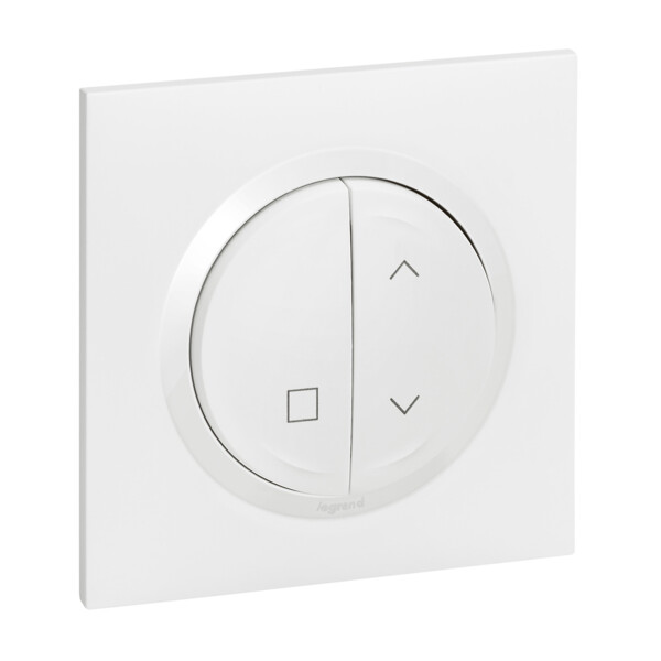 Commande sans fil et pile pour volet roulant Dooxie With Netatmo - Blanc - Legrand - 600087L
