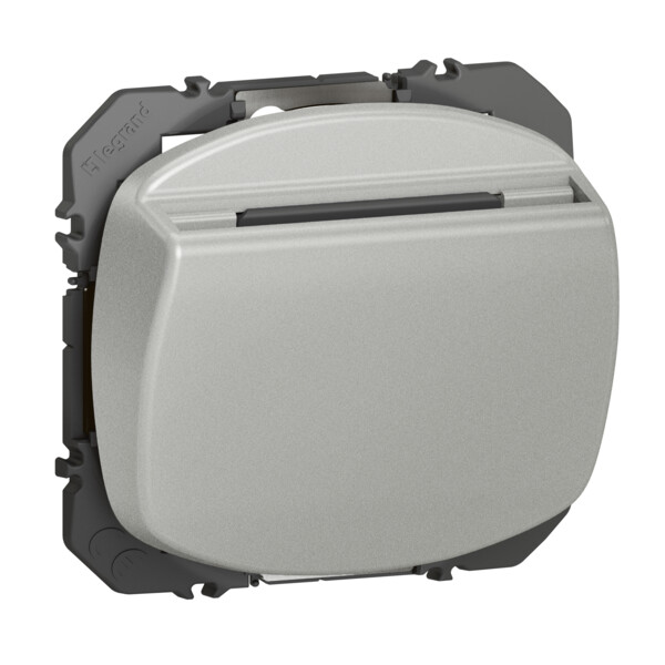Interrupteur à badge aluminium Legrand Dooxie 10AX 250V - Legrand - 600133