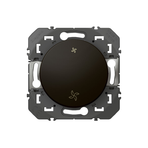 Interrupteur VMC noir mat Legrand Dooxie 2 positions - Legrand - 600207