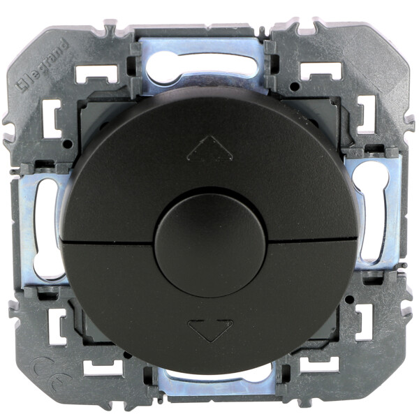 Interrupteur de volets roulants noir mat Legrand Dooxie - Legrand - 600221