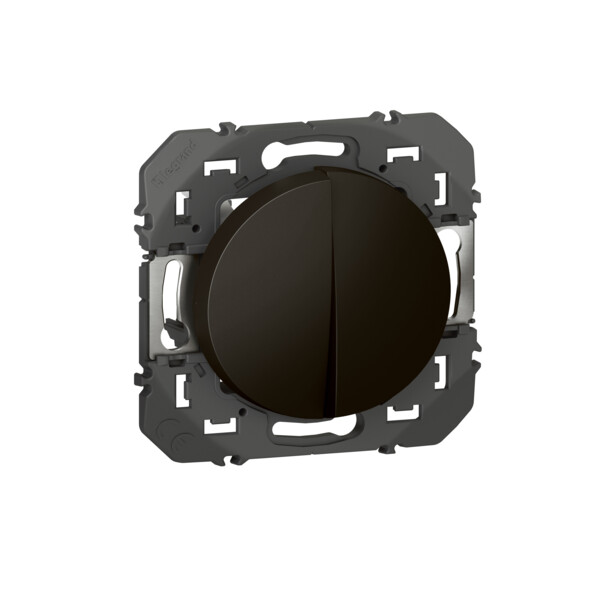 Transformeur pour réaliser 5 fonctions va-et-vient et poussoir dooxie finition noir mat - Legrand - 600231
