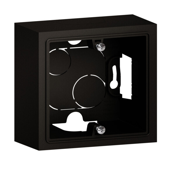 Cadre saillie 1 poste dooxie - noir velours - Legrand - 600241