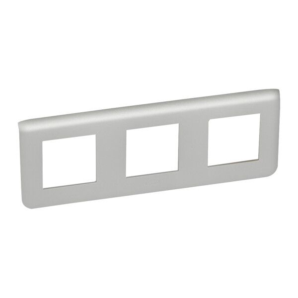 Plaque Mosaic Legrand Aluminium – Horizontale – 3x2 Modules - Legrand - 079306