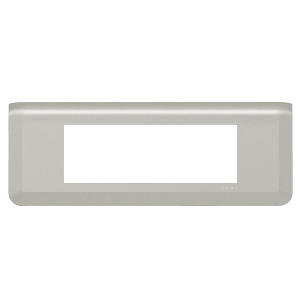 Plaque de finition horizontale Mosaic pour 6 modules alu - Legrand - 079316L