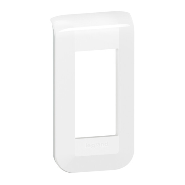 Plaque de finition Mosaic pour 1 module blanc - Legrand - 078801L