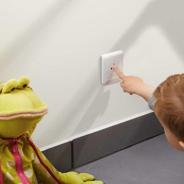 Plaque de Finition Blanc pour 2 Modules Mosaic Legrand EU (NF 078802L) - Legrand - 277802L
