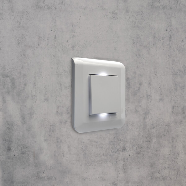 Plaque de Finition Blanc pour 2 Modules Mosaic Legrand EU (NF 078802L) - Legrand - 277802L