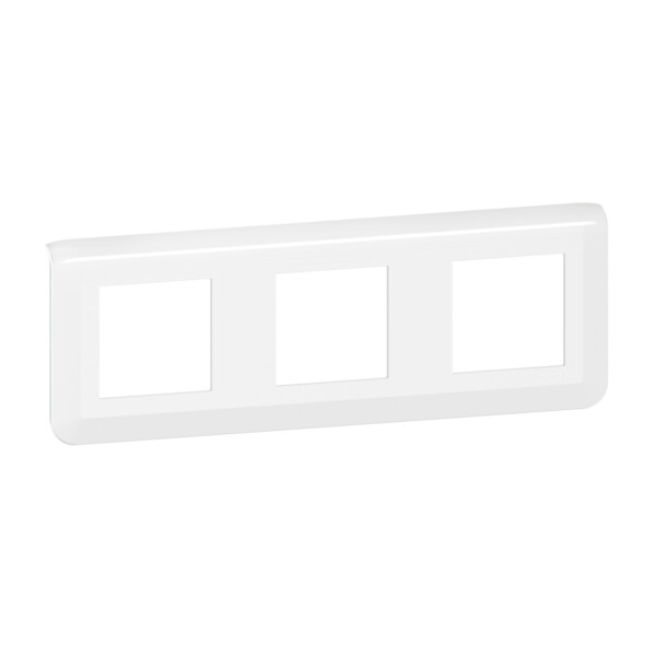 Plaque de Finition Horizontale Blanche Mosaic Legrand – pour 3x2 Modules EU (NF 078806L) - Legrand - 277806L