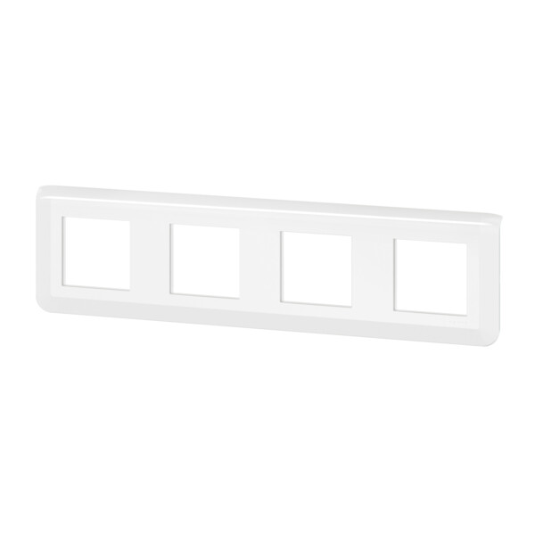 Plaque de finition horizontale Legrand Mosaic pour 4x2 modules blanc - Legrand - 078808L
