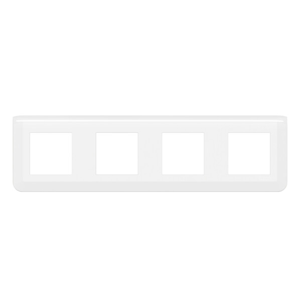 Plaque de finition horizontale Legrand Mosaic pour 4x2 modules blanc - Legrand - 078808L
