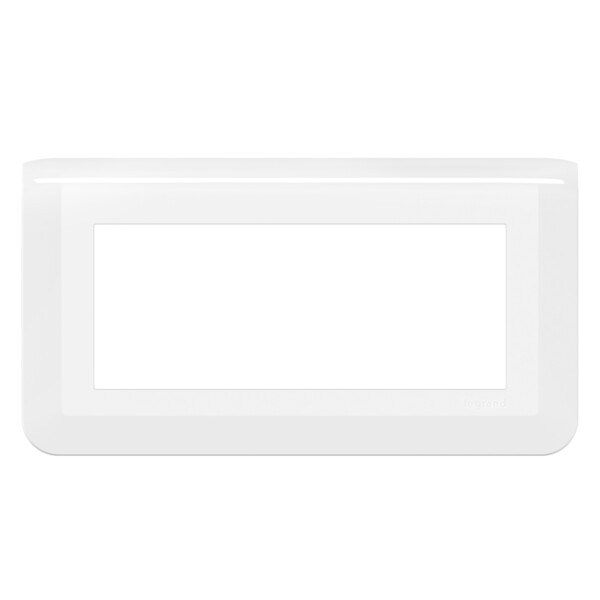 Plaque de finition horizontale Mosaic pour 5 modules blanc - Legrand - 078815L