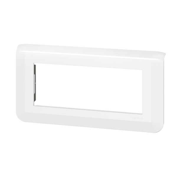 Plaque de finition horizontale Mosaic pour 5 modules blanc - Legrand - 078815L