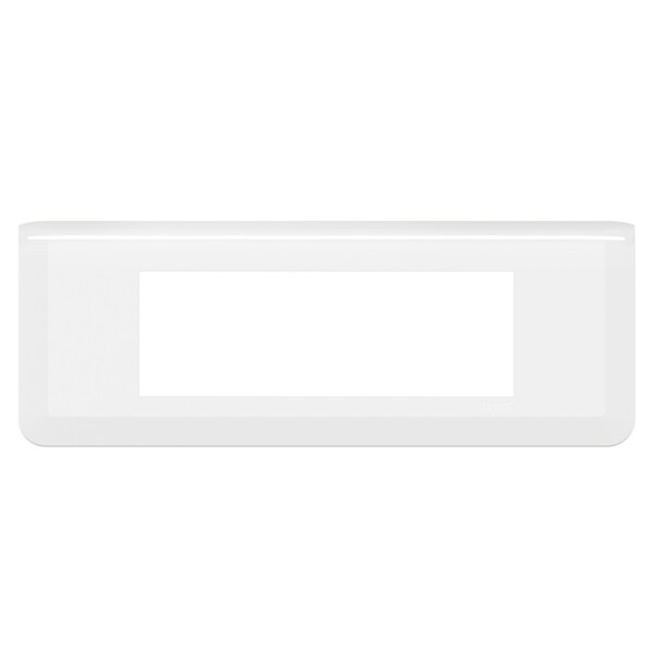 Plaque de finition horizontale 6 modules blanc EU Legrand Mosaic - Legrand - 277816L
