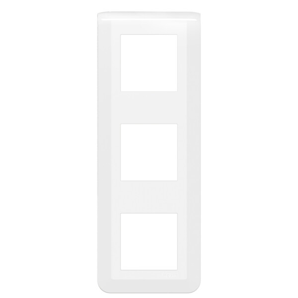 Plaque de finition verticale Mosaic pour 3x2 modules blanc - Legrand - 078823L