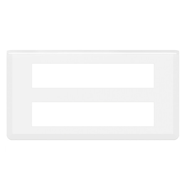 Plaque de finition Mosaic pour 2x10 modules blanc - Legrand - 078828L