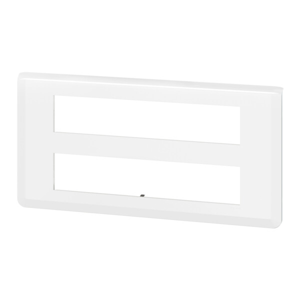Plaque de finition Mosaic pour 2x10 modules blanc - Legrand - 078828L