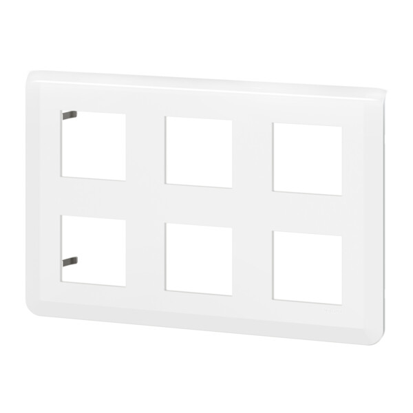 Plaque de Finition Blanche pour 2x3x2 Modules Mosaic Legrand - Legrand - 078832L