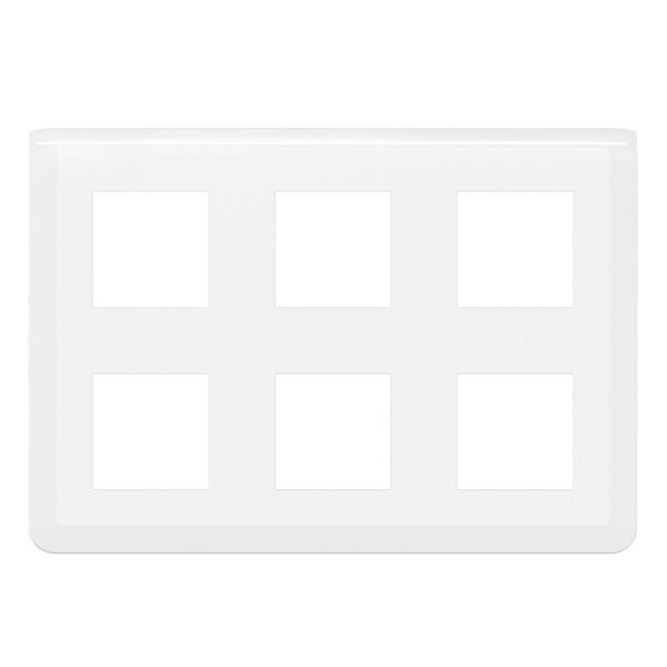 Plaque de Finition Blanche pour 2x3x2 Modules Mosaic Legrand - Legrand - 078832L