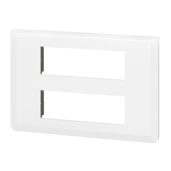 Plaque de finition Legrand Mosaic pour 2x6 modules blanc - Legrand - 078836L