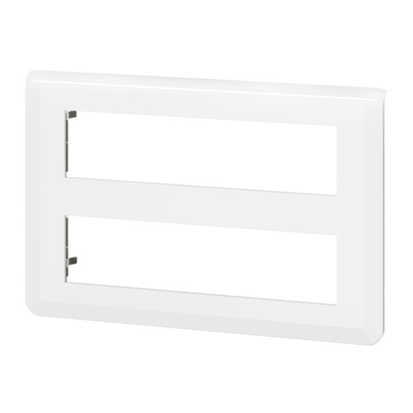 Plaque de Finition Blanche pour 2 x 8 Modules Mosaic Legrand - Legrand - 078837L